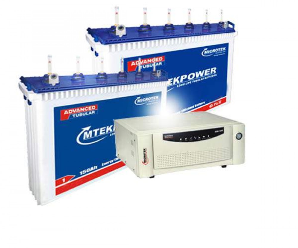 Microtek Home Ups EB 1600 VA + EB 1700 (140Ah) Battery
