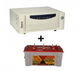 Microtek UPS EB 700 VA+ Exide TubeMaster Tubular TM500L (150Ah)