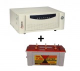 Microtek UPS SEBz Sine Wave 900 VA+ Exide TubeMaster Tubular TM500L (150Ah)