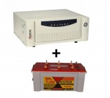 Microtek UPS SEBz Sine Wave 700 VA+ Exide TubeMaster Tubular TM500L (150Ah)