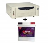 Microtek UPS SEBz Sine Wave 900 VA+ Exide Gel Magic-1500 150AH