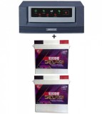 Luminous Eco Watt 1650 VA Home UPS+Exide Gel Magic-1500 (150AH)