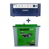 Luminous Eco Watt 650or665or Sine Wave Home UPS+Amaron AAM-CR-CRTT150 (150Ah)