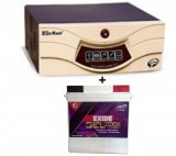 Sukam Shark 700VA HomeUPS+Exide Gel Magic-1500 150AH