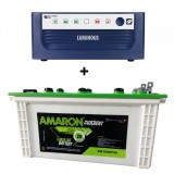 Luminous Eco Watt 650or665or Home UPS + Amaron EM150ST30 (150Ah)