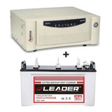 Microtek UPS EB 700 VA + Leader LSTJ 14500 (145Ah)