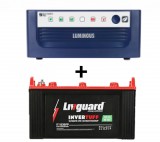 Livguard IT 1536 (150 Ah) + Luminous Eco Watt 850 VA 