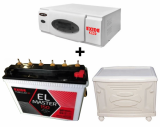 Exide Eco 700VA Home Ups + Exide EL Master (150Ah) Battery