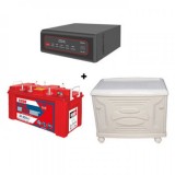 Exide XTATIC Sine Wave 850VA + Inva Red 500 (150Ah) Battery