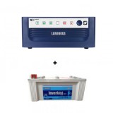 Luminous 650VA Home UPS +LUMINOUS 16039 (135AH)